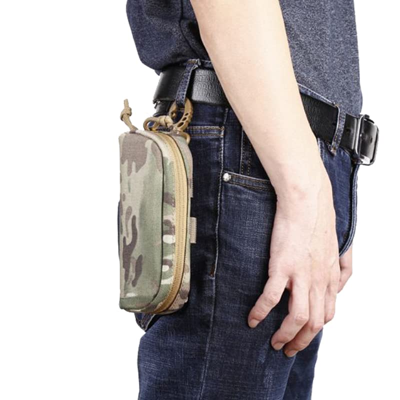 Image of Tactical Molle Eyeglass Case, Outdoor Hunting Sunglasses Case Military Waist Pack Utility Goggles Storage Box