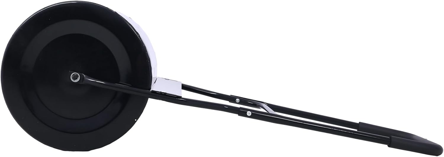 Lawn Roller,Durable Iron Garden Lawn Roller with Large 16Gal/60L Load Capacity, 19.50" Width,Yard Roller Tow Behind for Lawn and Garden (U-60L/16 Gallon)