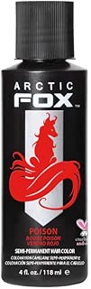 Arctic Fox Vegan and Cruelty-Free Semi-Permanent Hair Color Dye (4 Fl. Ounces, Poison) - coolthings.us