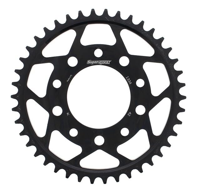 ATV&UTV Replace Parts & Accessories for Supersprox Racing Steel Rear Sprocket 530 42T Black #RFE-1334-42-BLK for Honda Mod-BBM45-FV19167