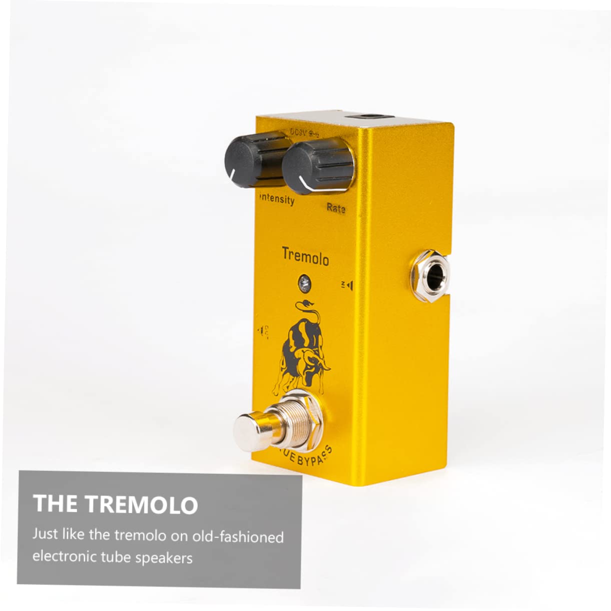 Abaodam 2 Pezzi Amplificatore Pedale Effetti Chitarra Singolo Blocco Pedale Effetto Bypass Amplificatore Valvolare