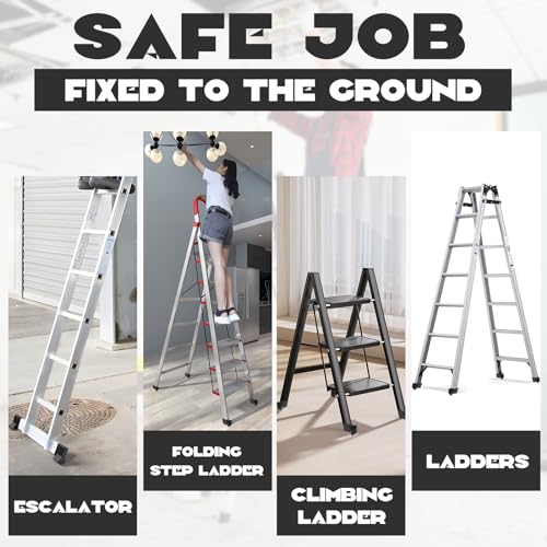 4 Stücke Rutschfeste Leiterfüße, Rutschfeste Leiterfußabdeckung, Leiter Rutschfeste Leiterfüße, Schutzkappen für Leiterfüße Leiter Teleskopleitern Fischgrätleitern Strapazierfähige Leiterfußkissen