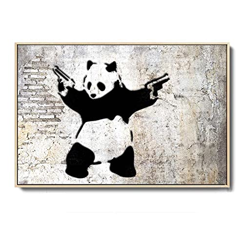 Affiches et Gravures Mur Moderne Banksy Panda pour chambre d'ado