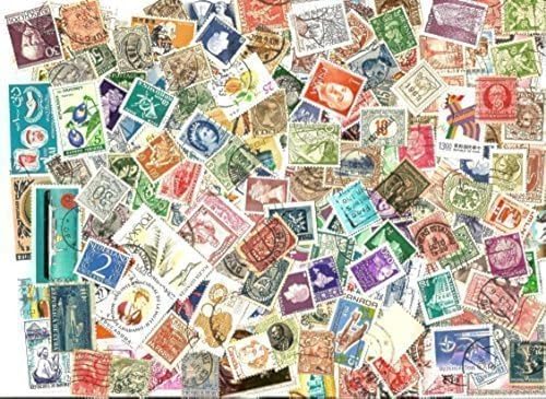 75 OLD WORLD COLLECTIBLE POSTAGE STAMP ASSORTED MIX LOT WITH FREE STAMPS