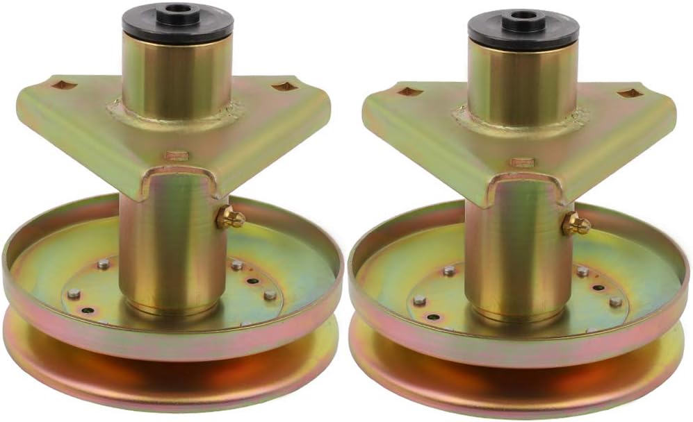 SCITOO Mower Spindle Spindle Assembly Replacement for John Deere Scotts LT160 LT180 S1642 S1742 AM126225 GY00038 AM121324 of 2 pcs