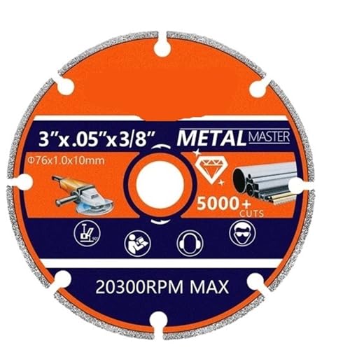Disque de coupe diamanté pour éviter l'usure sur l'acier et le fer