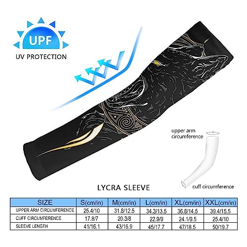 Manches de bras de cyclisme et sport outdoor motif loup Fenrir Viking - 2