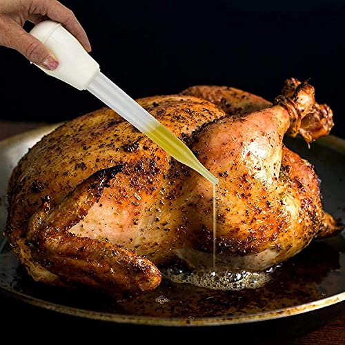 Baster Nylon Heat-Resistant Norpro Plastic Nylon Turkey Baster For Bbq Grill Baking Kitchen Cooking 1-Pack （White） #TOP3