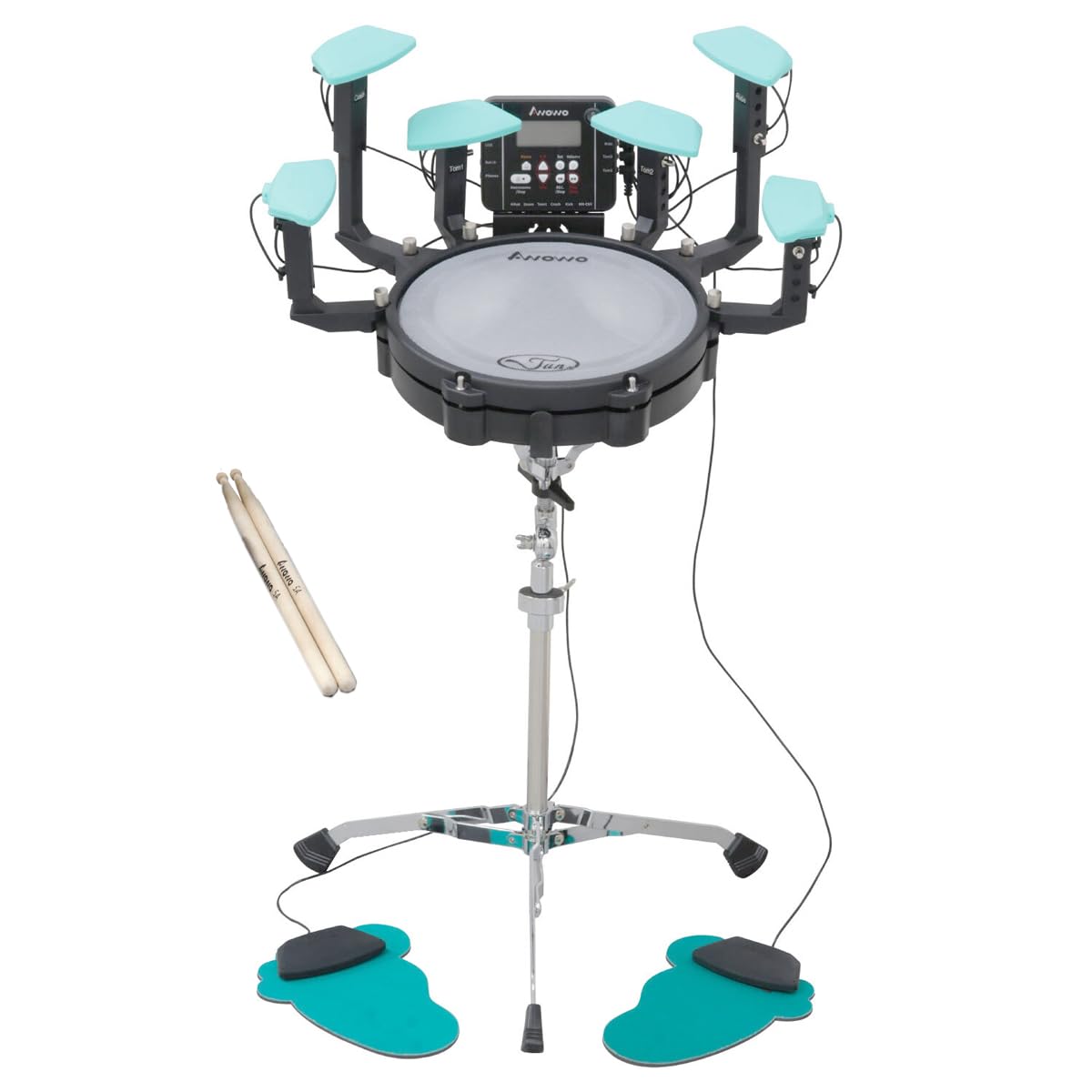 Amazon.co.jp: AWOWO (アウォウォ) コンパクト 電子ドラムキット