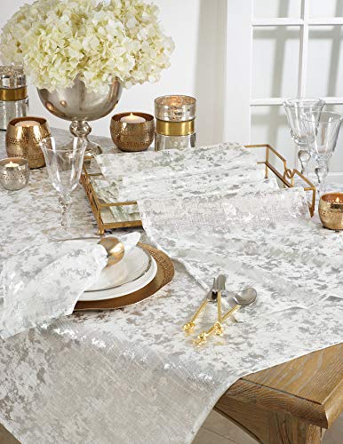 Servilletas de Tela Cuadradas Plata 20 Pulgadas miniatura 5