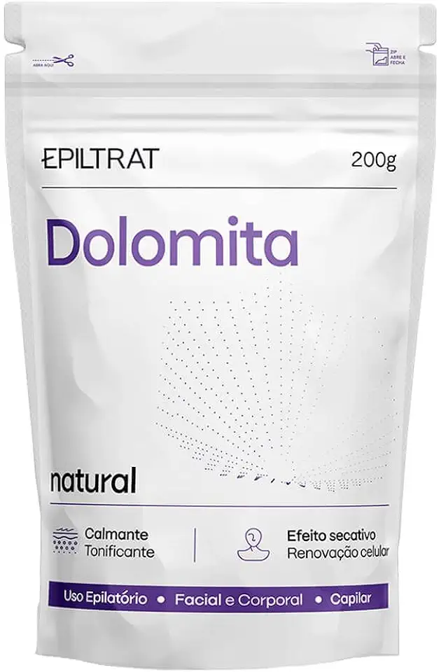 Dolomita Cosmetica Pós depilação 200G (Pa070036)