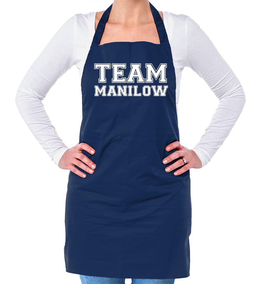 Dressdown Team Manilow - Unisex Adult Kitchen/BBQ Apron - Navy - One Size