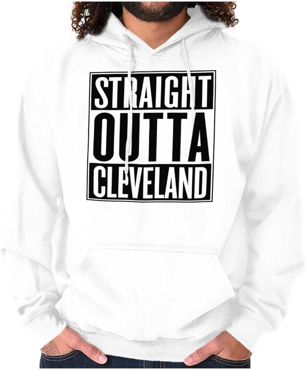 Classic Teaze Straight Outta Cleveland Ohio OH City Hoodie Sweatshirt Women Men