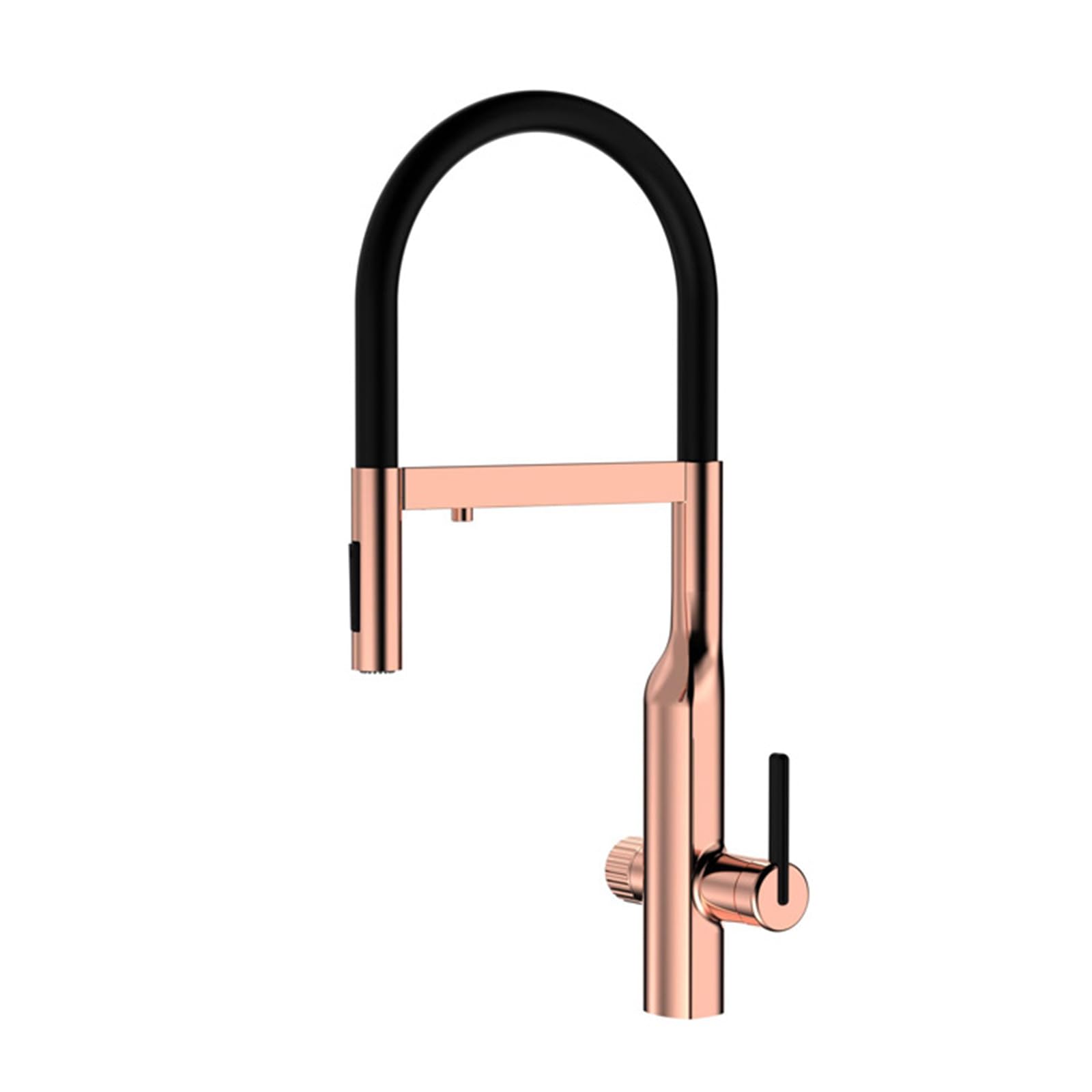ZQFHSX 3 Way Kitchen Tap - Flexible Swivel Hot and Cold Purified Water Faucet, in 1 Brass Sink