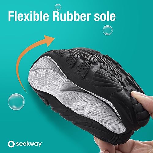 Image of SEEKWAY Mens Womens Water Shoes Quick-Dry Aqua Sock Barefoot Athletic Sports Shoes for Outdoor Beach Swim surf Walking Diving Boating Hiking Pool