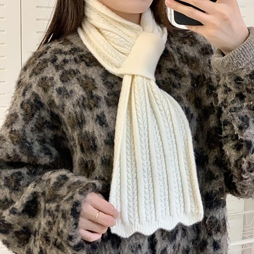 Stylish Ribbed Knitting Scarf Unisex Comfortable Neckwear Cold Weather Scarves For Daily And Party Wear2