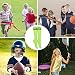 SZCXDKJ Children's Football Socks Long Comfortable Thin Children's Football Socks Breathable Fashion Boys and Girls 6-10 Years Old Football Socks (Fluorescent Green)