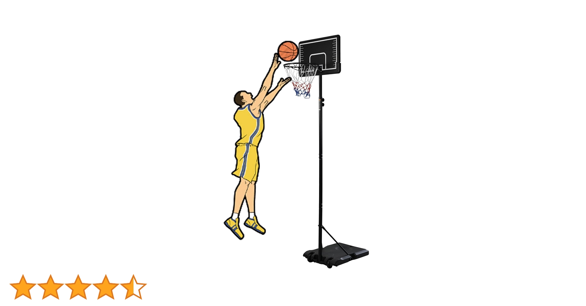 Amazon | HXCQYGL バスケットゴール 屋外 室内 家庭用 179~270cm