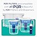 PUR Plus Water Filter Replacement for Pitchers & Dispensers, 6-Month Supply, 3 Count, Blue (PPF951K3)