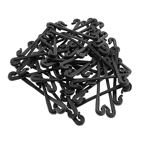 INOOMP 200stücke Pflanzenclips Für Reben Langlebige Kunststoff-rankhilfe Einfache Befestigung Für Weintrauben Und Kletterpflanzen Kompakte Gartenclip-bindeschlaufen Praktische Fixierhilfe