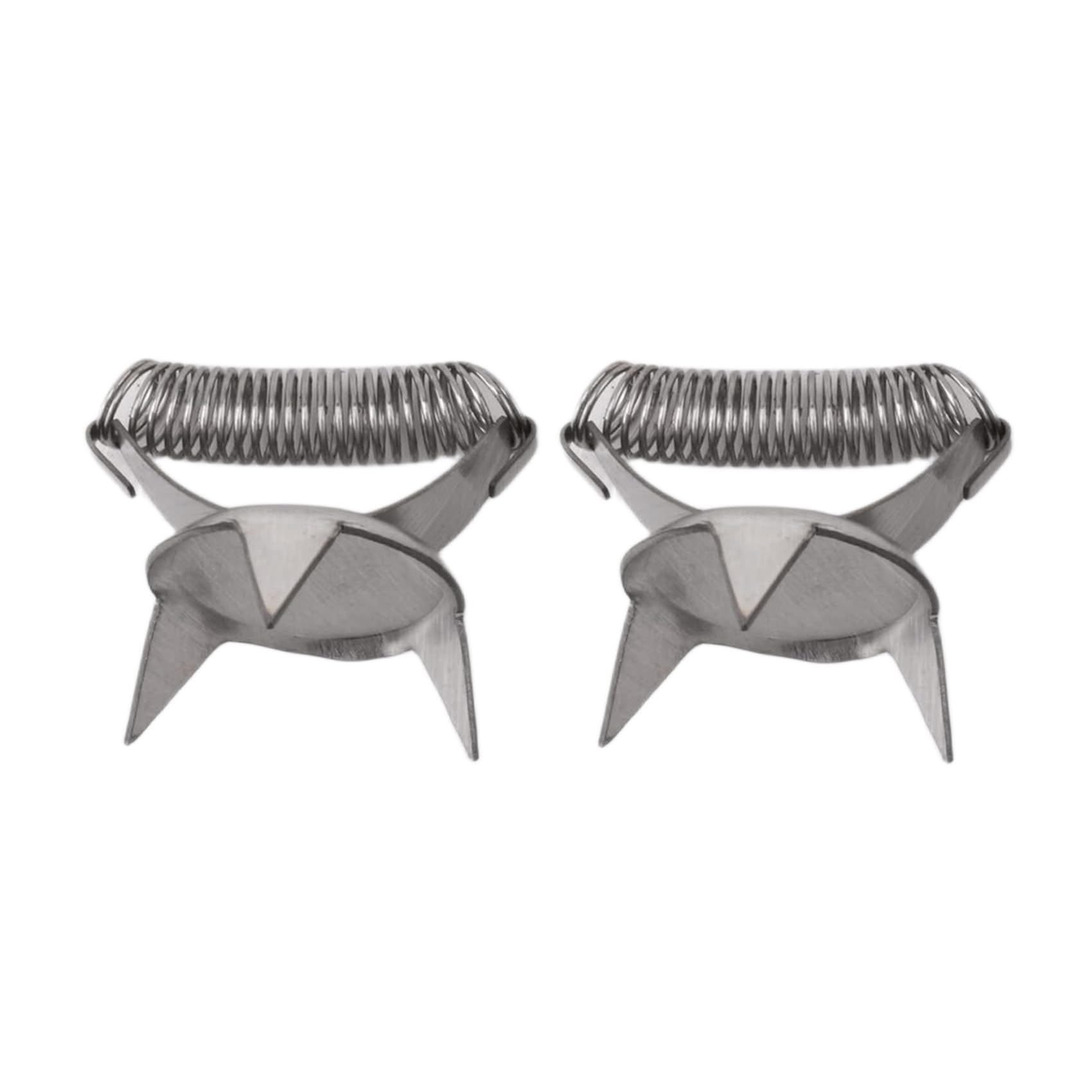 MOLERRI Pottery Glaze Tools Fingertip Dip Glaze Clip Stainless Steel Glaze Clip DIY Tea Cup Ceramic Coloring and Glazing Tool