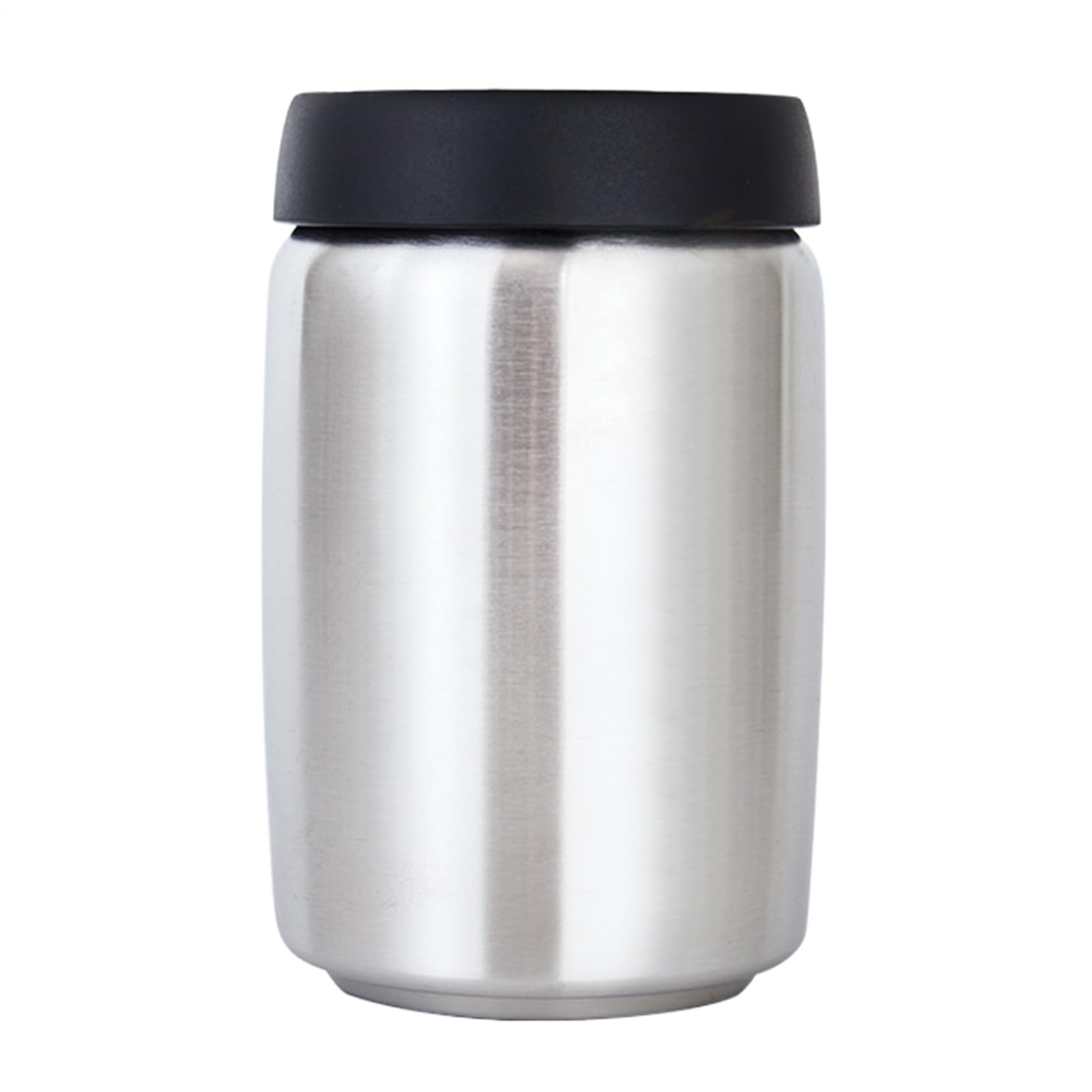 Contenitore ermetico per caffè in acciaio , design a collo largo, opaco | Barattolo per chicchi di caffè, in acciaio inox, per alimenti, cereali, zucchero, tè, noci, farina