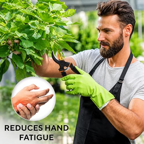 Image of COVACURE 8 Inch Heavy Duty Gardening Scissors - Pack of 1 | Plants Scissor | Garden Shear Tree Branch Pruner | Gardening Cutter Tool | Plant Cutter For Home Garden | Wood Branch Trimmer