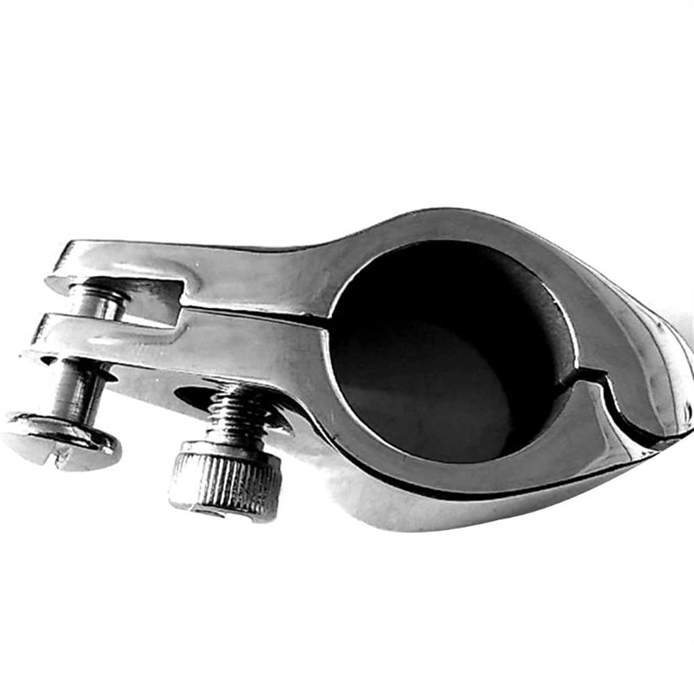 20/22/30/32 mm in acciaio inox 316 raccordo per barca superiore incernierato con 2 viti ganasce scorrevole facile da installare hardware marino (L)