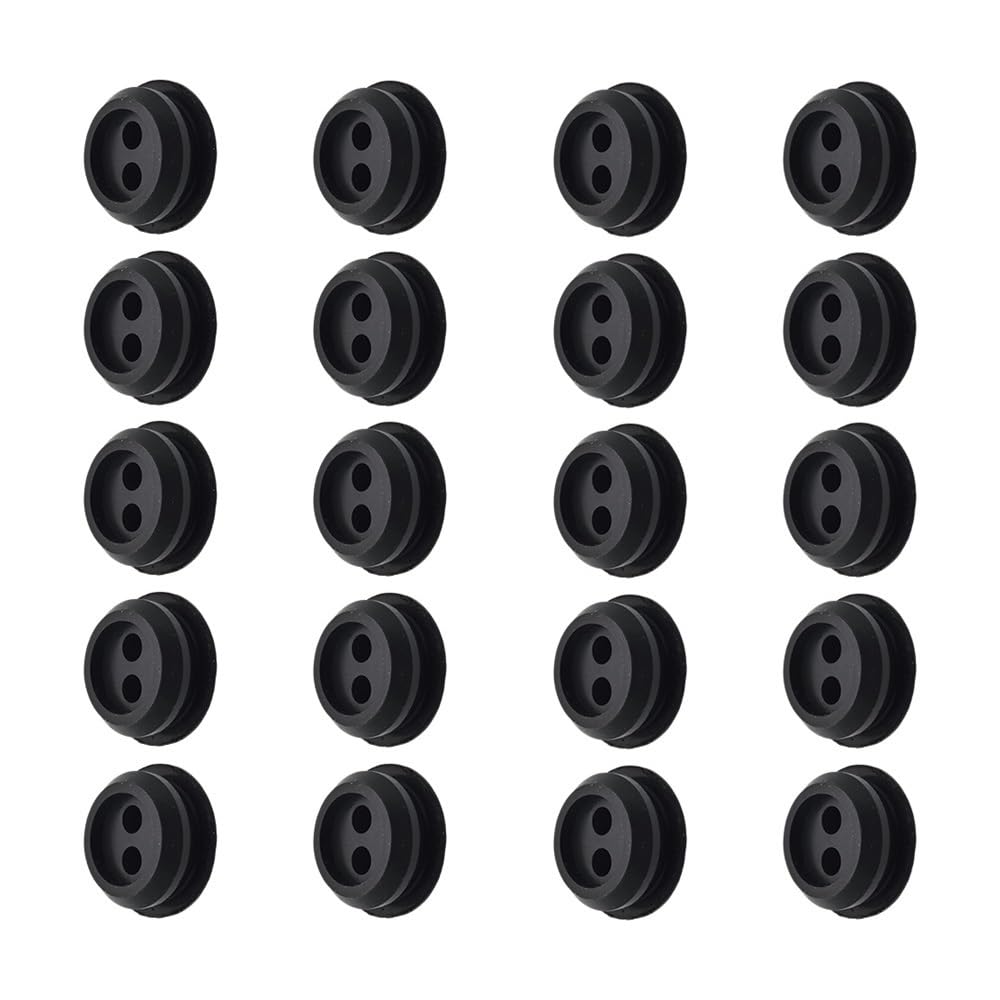 Nxfdyjsd One Color 20Pcs 2 Hole Lawn Mower Fuel Line Grommet Fit For 560878001 560878002 92071-2073 971-181767 181767