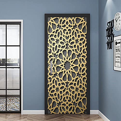 Poster de porte 3D vinyle durable et imperméable haute définition - 3