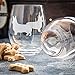 Corgi Stemless Wine Glasses (Set of 2) | Unique Gift for Dog Lovers | Hand Etched with Breed Name on Bottom