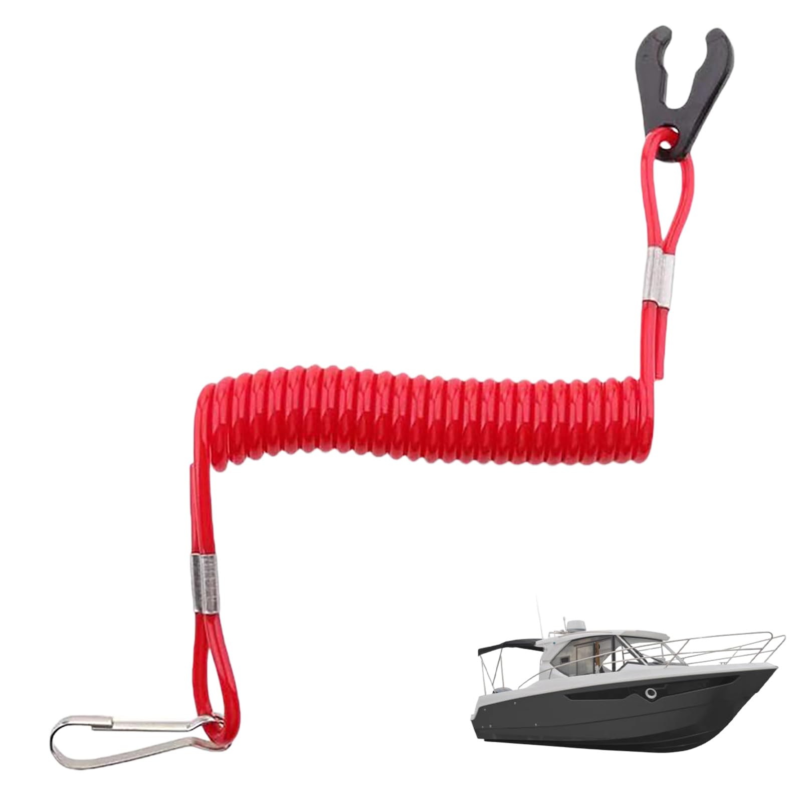 Safety Kill Switch,Boat Outboard Switch,Tohatsu Kill Cord,Kill Cord,Winch Switches,Outboard Engine Ignition Emergency Kill Stop Switch Safety Tether Lanyard