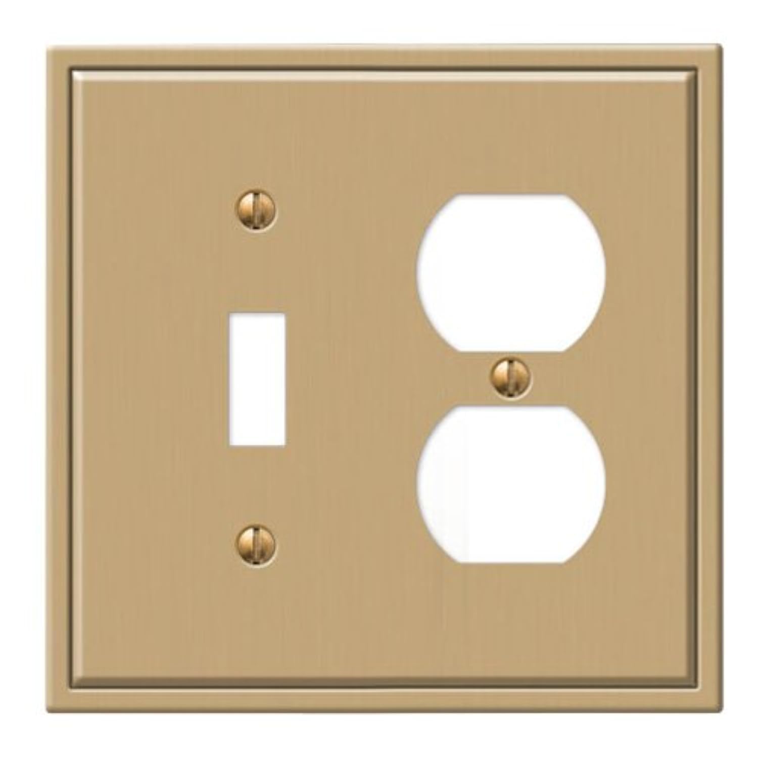 Plaque murale bronze brossé Amerelle 148DBZ pour remplacer les plaques en plastique jaunies