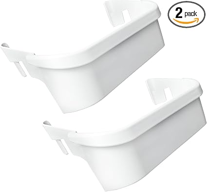 UPGRADED 2 PACK 240351601 Refrigerator Freezer Door Bin Compatible with Frigidaire Kenmore Door Shelf Replace 240351600, 240351607