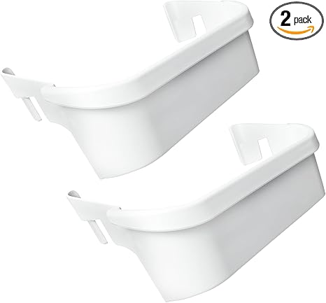 UPGRADED 2 PACK 240351601 Refrigerator Freezer Door Bin Compatible with Frigidaire Kenmore Door Shelf Replace 240351600, 240351607