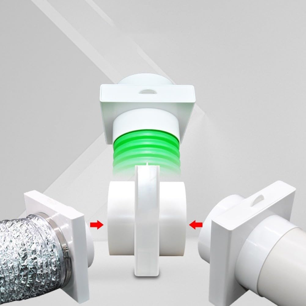 Vibsky Filtro dell'aria per tubi in PVC e PE, in lega di alluminio, con Vibsky Filtro dell'aria per tubi in PVC e PE, in lega di alluminio, con