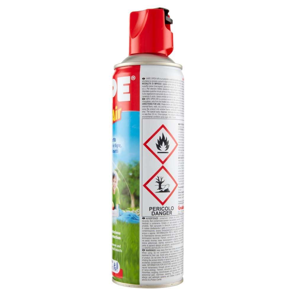 Vape Insetticida Repellente Spray Anti Zanzare, Vespe e Cimici (Vape Open Air, 4)