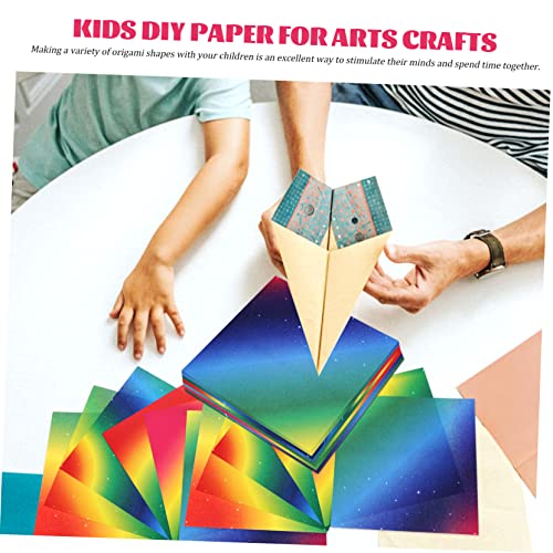 TEHAUX 600 Folhas De Papel De Construção Para Decoração DIY Artesanato Feito À Mão Papéis Gradientes