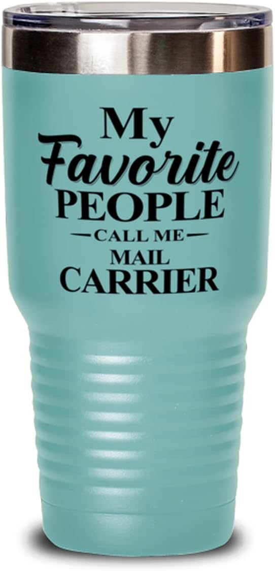 Funny Mail Carrier Tumbler - This Is How an Awesome Mail Carrier Look Like - Unique Inspirational Birthday Christmas Idea for Coworkers Friends and Family