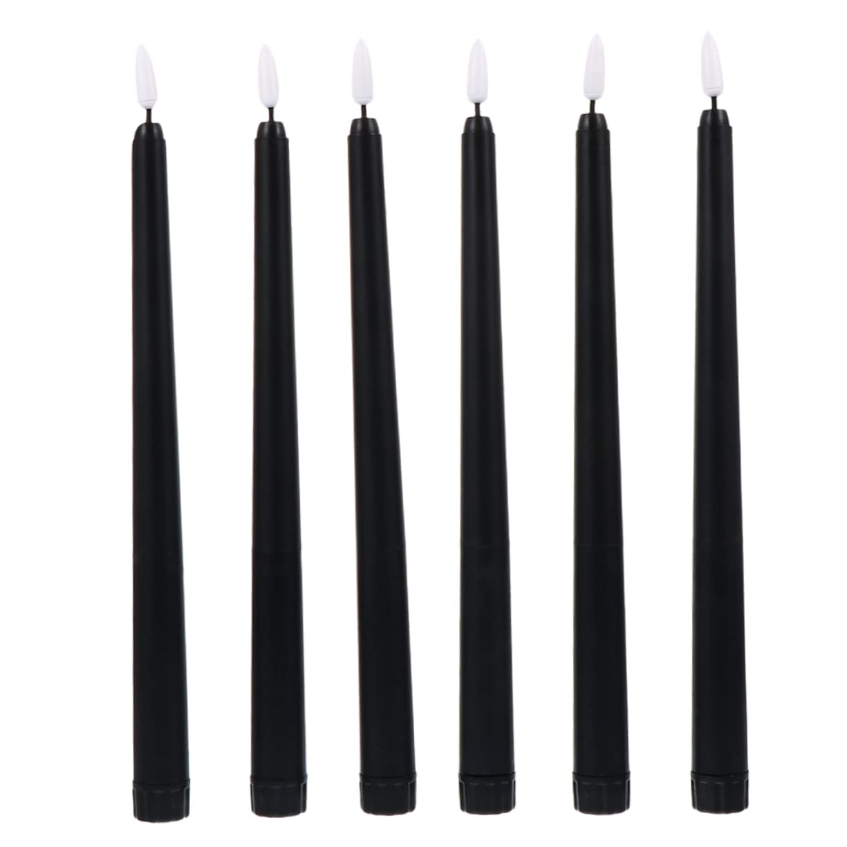 Housoutil Set 6 Candele LED A Bastoncino – Nere 28cm – Per Decorazioni Halloween