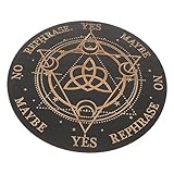Fournitures d'autel : la planche de radiesthésie est sculptée avec des motifs exquis soigneusement conçus, pleins de sens de l'art et du , agréables pour la décoration de divination, les outils de divination