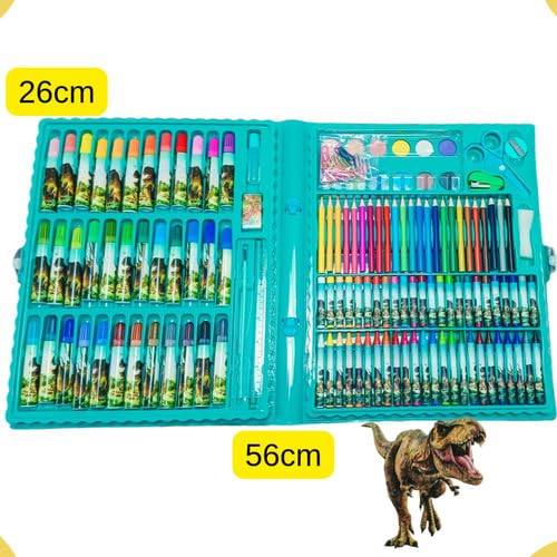 Estojo de pintura 150 peças infantil para colorir meninos