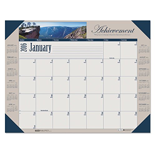 House of Doolittle 2016 Monthly Desk Pad Calendar, Motivational, 22