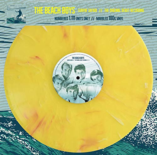 Album Art for Surfin' Safari (Yellow Marble Vinyl) by The Beach Boys