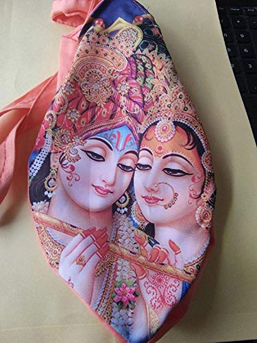 Planet 007 Printed Gomukhi Japa Mala Bag For Mantra Japa Meditition Hindu Chanting Bag