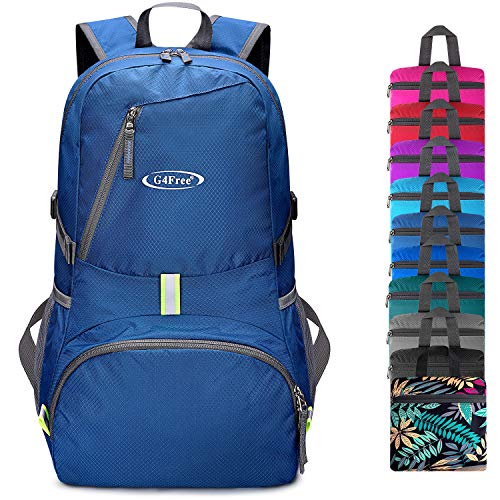 G4Free Lightweight Packable Durable Travel Hiking Backpack 40L Handy Foldable Camping Outdoor Backpack