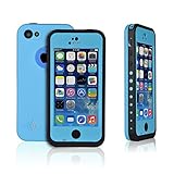 Best-electric New Waterproof Shockproof Dirtproof Snowproof Protection Case Cover Only for Apple Iphone 5c (Light blue)
