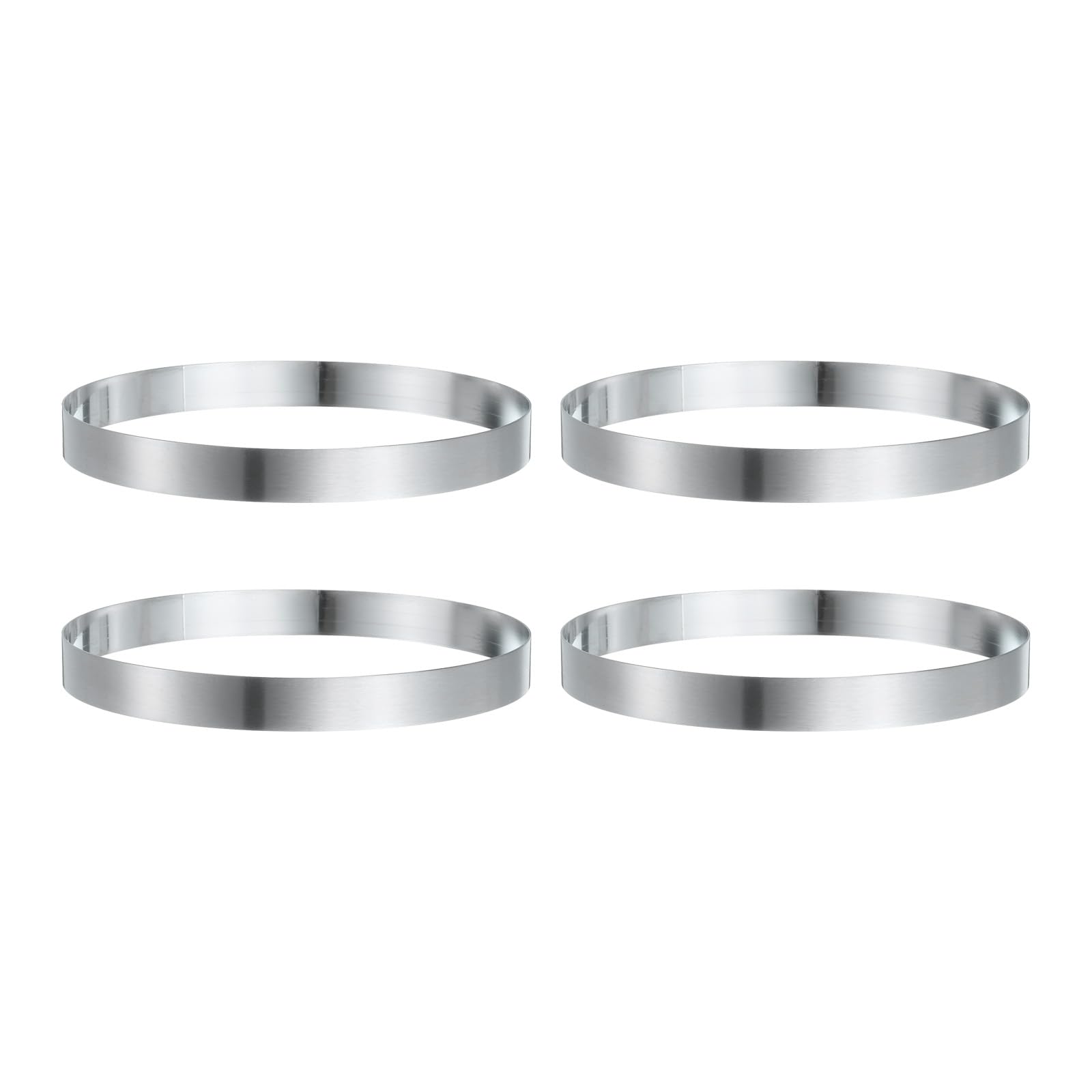 Anillos redondos para tartas de 7.09x1", moldes sin costuras para solucionar desmoldados difíciles