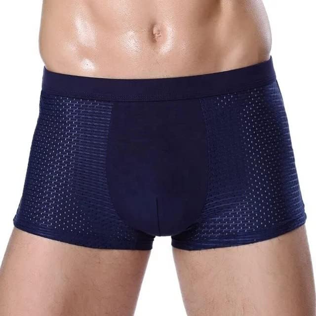 Men's Mesh Boxer Briefs – Breathable Pouch Underwear, Multi-Color Pack for Comfort & Style-picture-12