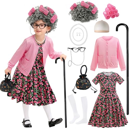Disfraz Antigua para Niñas 7-8 Años miniatura 1